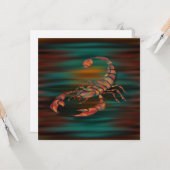 Schaduwen dansen van de Scorpion koning Kaart (Voorkant / Achterkant in situ)