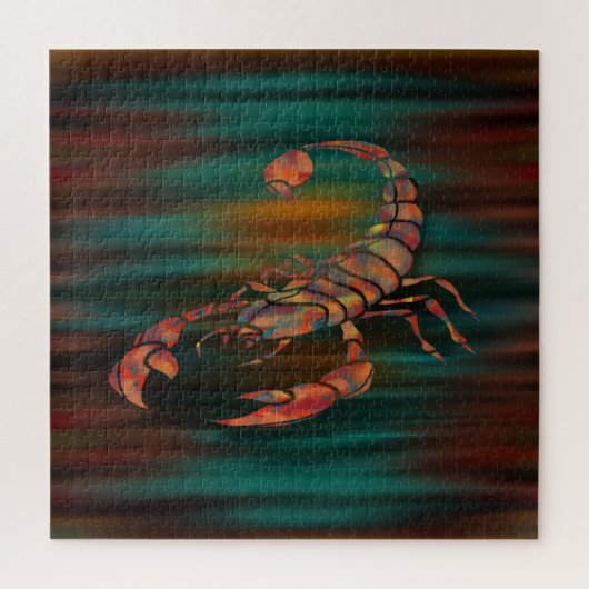 Schaduwen dansen van de Scorpion koning Legpuzzel (Verticaal)