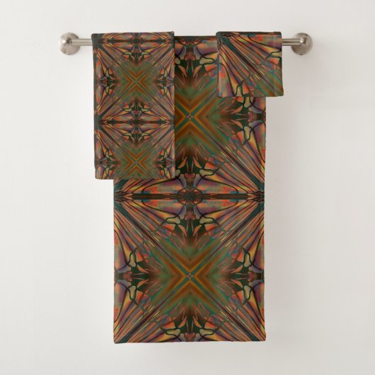 Schaduwen dansen van het Scorpion King Pattern Bad Handdoek (Insitu)