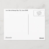 Schaduwen die Laag TIde achterhalen Briefkaart (Achterkant)