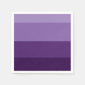 Schaduwen en lichte Paarse Stripes Party Servet (Voorkant)