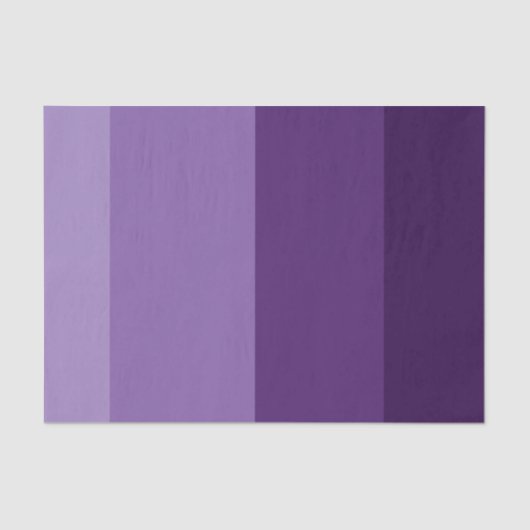 Schaduwen en lichte Paarse Stripes Party Tissuepapier (Voorkant)