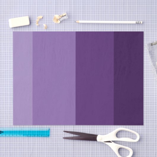 Schaduwen en lichte Paarse Stripes Party Tissuepapier (Craft)