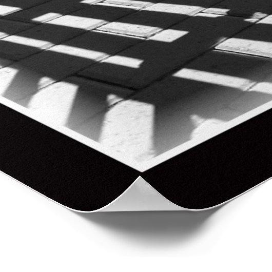 schaduwen gieten poster (Hoek)