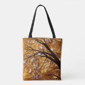 Schaduwen herfst Tree Tote Bag (Achterkant)