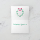 Schaduwen in de sneeuw. Een seizoensgebonden wensk Kaart (Binnen)