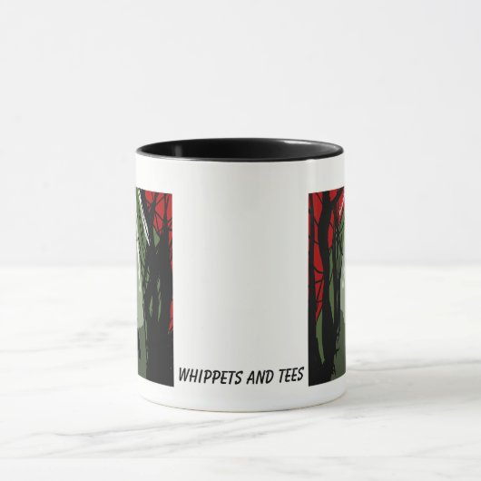 Schaduwen in het bos mok (Midden)