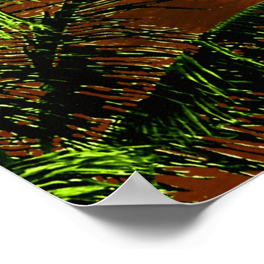 Schaduwen in het zand.. poster (Hoek)