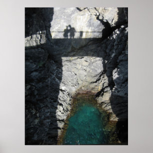 Schaduwen in Monterosso al Mare Poster