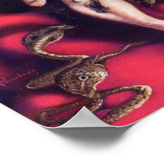 Schaduwen in Zamboula Poster (Hoek)