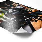 "Schaduwen inlijsten: het werk van diepte in een f Foto Afdruk (Hoek)