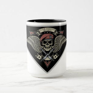 Schaduwen (ISS) Logo over mok