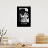 Schaduwen kunnen niet zonder licht bestaan poster (Keuken)