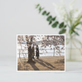 "Schaduwen onder de kersenboom"-briefkaart Briefkaart (Staand voorkant)