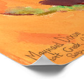 Schaduwen op de Kort Creek door Maynard Dixon Poster (Hoek)