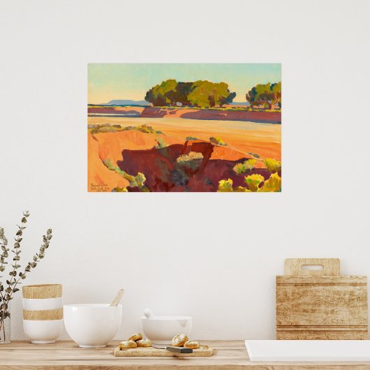 Schaduwen op de Kort Creek door Maynard Dixon Poster (Keuken)