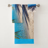 Schaduwen op het strand bad handdoek (Insitu)