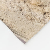 Schaduwen op het strand fleece deken (Hoek)