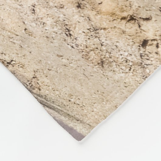 Schaduwen op het strand fleece deken (Hoek)