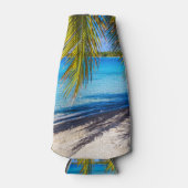 Schaduwen op het strand flesjeskoeler (Voorkant)