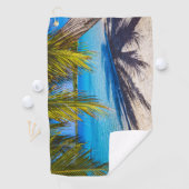 Schaduwen op het strand golfhanddoek (Insitu)