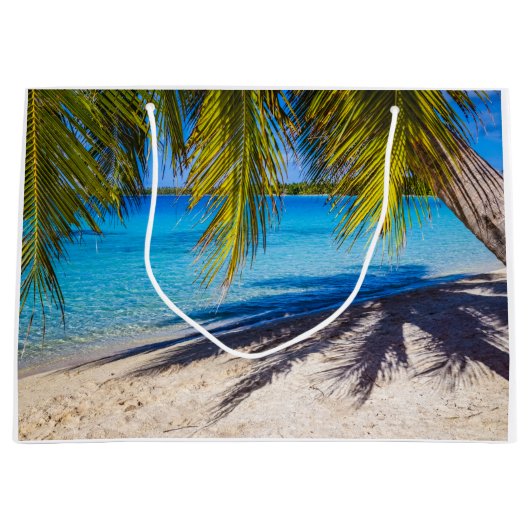 Schaduwen op het strand groot cadeauzakje (Voorkant)