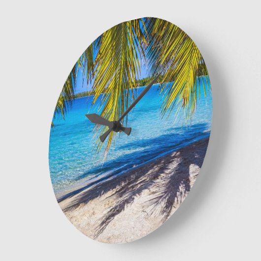 Schaduwen op het strand grote klok (Hoek)