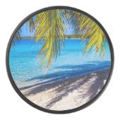 Schaduwen op het strand hockey puck (Voorkant)