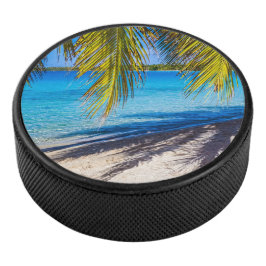 Schaduwen op het strand hockey puck