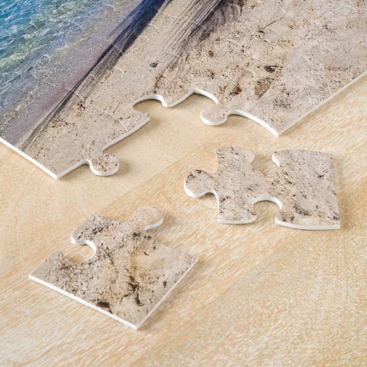 Schaduwen op het strand legpuzzel (Zijkant)