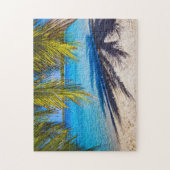 Schaduwen op het strand legpuzzel (Verticaal)