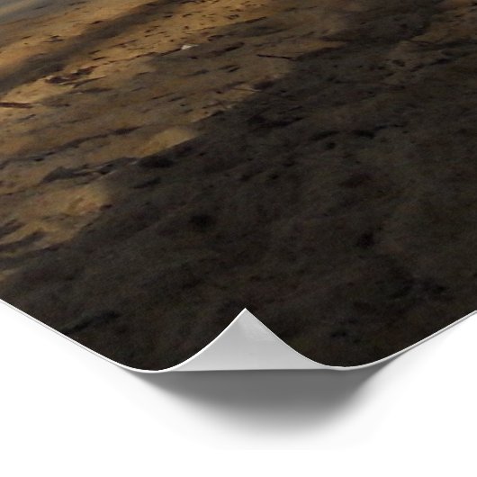 Schaduwen op het strand poster (Hoek)