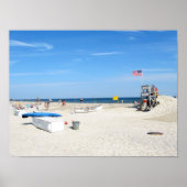 Schaduwen op het strand poster (Voorkant)