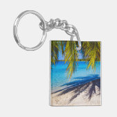 Schaduwen op het strand sleutelhanger (Voorkant Links)