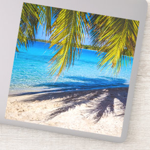 Schaduwen op het strand sticker