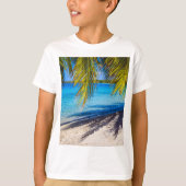 Schaduwen op het strand t-shirt (Voorkant)