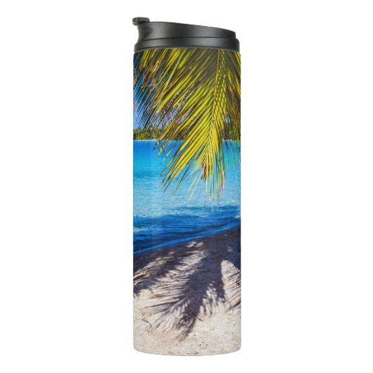Schaduwen op het strand thermosbeker (Geroteerd rechts)