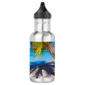 Schaduwen op het strand waterfles  (Rechts)