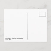 Schaduwen op onaangeroerd sneeuw CC0098-Briefkaart Briefkaart (Achterkant)
