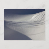 Schaduwen op onaangeroerd sneeuw CC0098-Briefkaart Briefkaart (Voorkant)