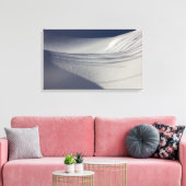 Schaduwen op onaangeroerde sneeuw CC0099 Canvas Afdruk (Insitu (Woonkamer))