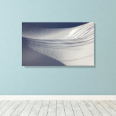 Schaduwen op onaangeroerde sneeuw CC0099 Canvas Afdruk (Insitu (Houten vloer))