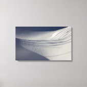 Schaduwen op onaangeroerde sneeuw CC0099 Canvas Afdruk (Voorkant)