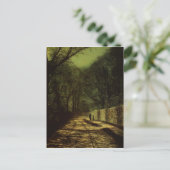 Schaduwen over de muur van het Park, het Roundhay Briefkaart (Staand voorkant)