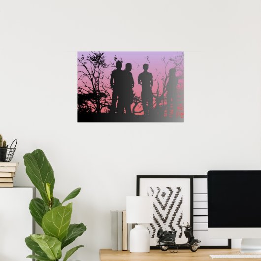 Schaduwen Poster (Thuiskantoor)