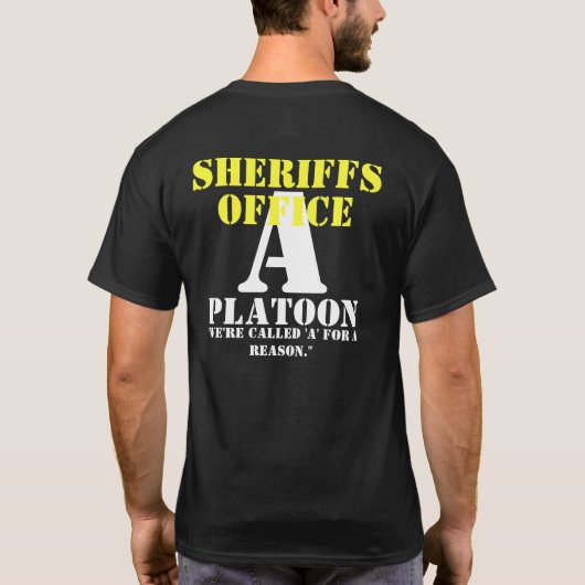 Schaduwen T-shirt (Achterkant)