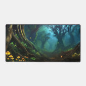 Schaduwen van betovering: een mystiek bosrijk rijk bureaumat (Voorkant)