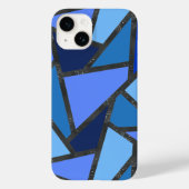 Schaduwen van blauw gekleurd glas Case-Mate iPhone case (Achterkant)