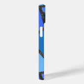 Schaduwen van blauw gekleurd glas Case-Mate iPhone case (Achterkant / Rechts)