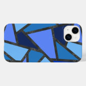 Schaduwen van blauw gekleurd glas Case-Mate iPhone case (Achterkant (horizontaal))